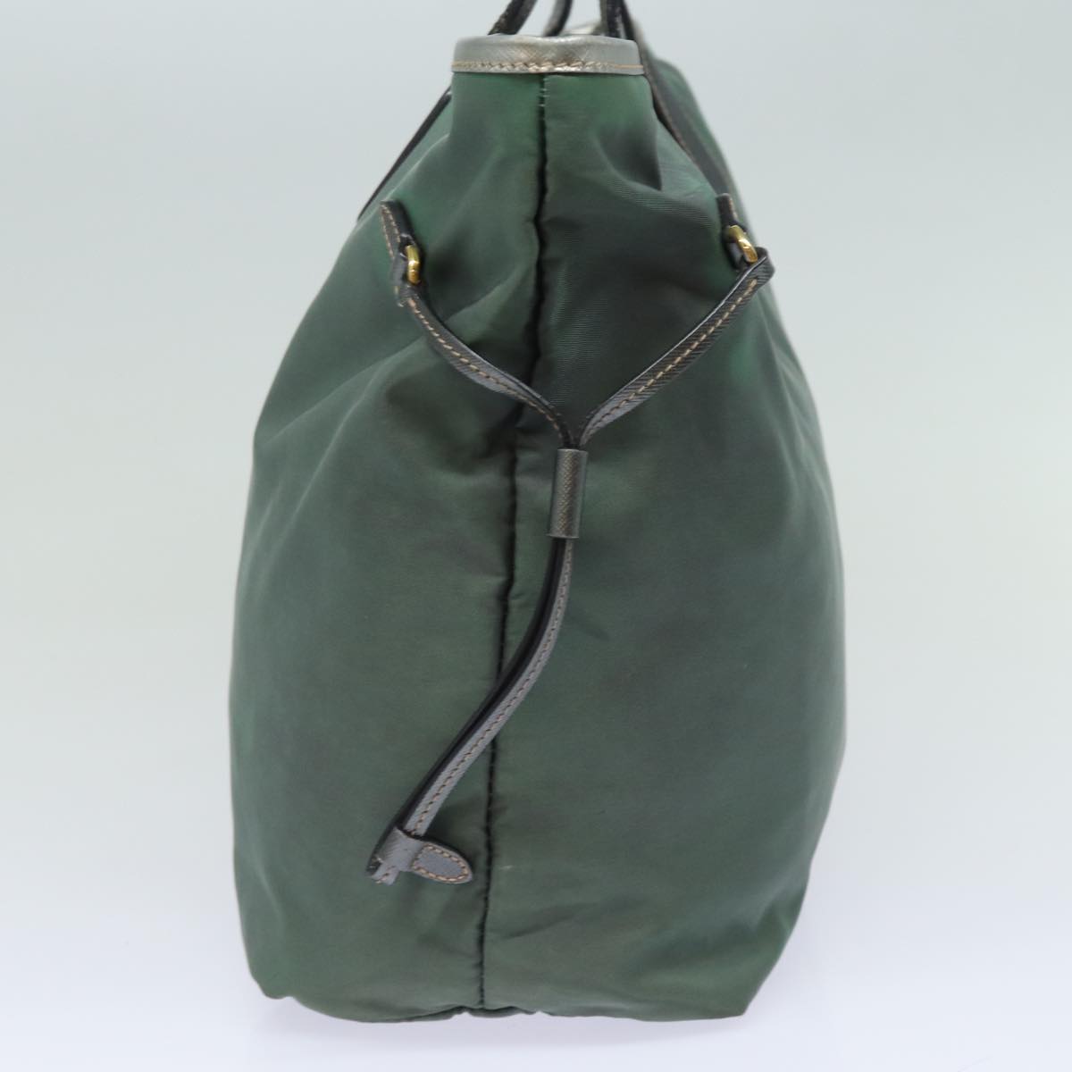 PRADA Tote Bag Nylon Green  81929