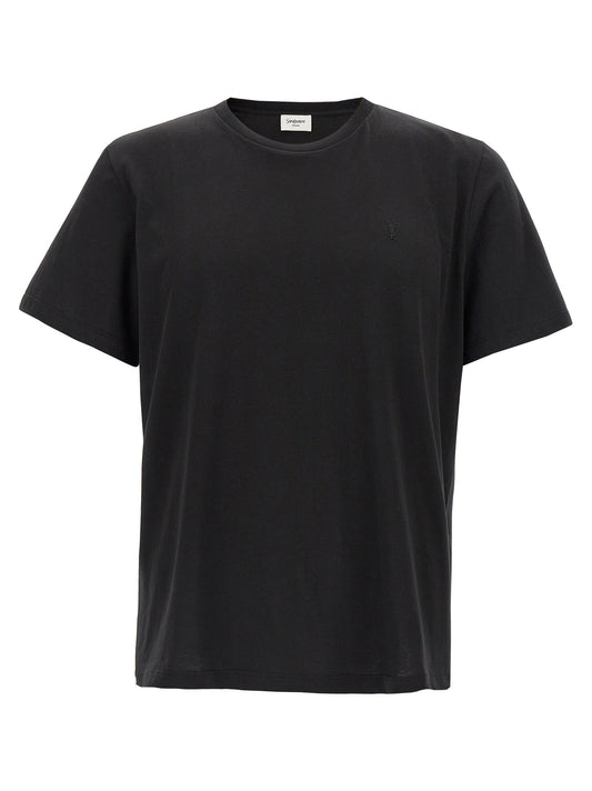Saint Laurent Men 'Cassandre' Embroidery T-Shirt