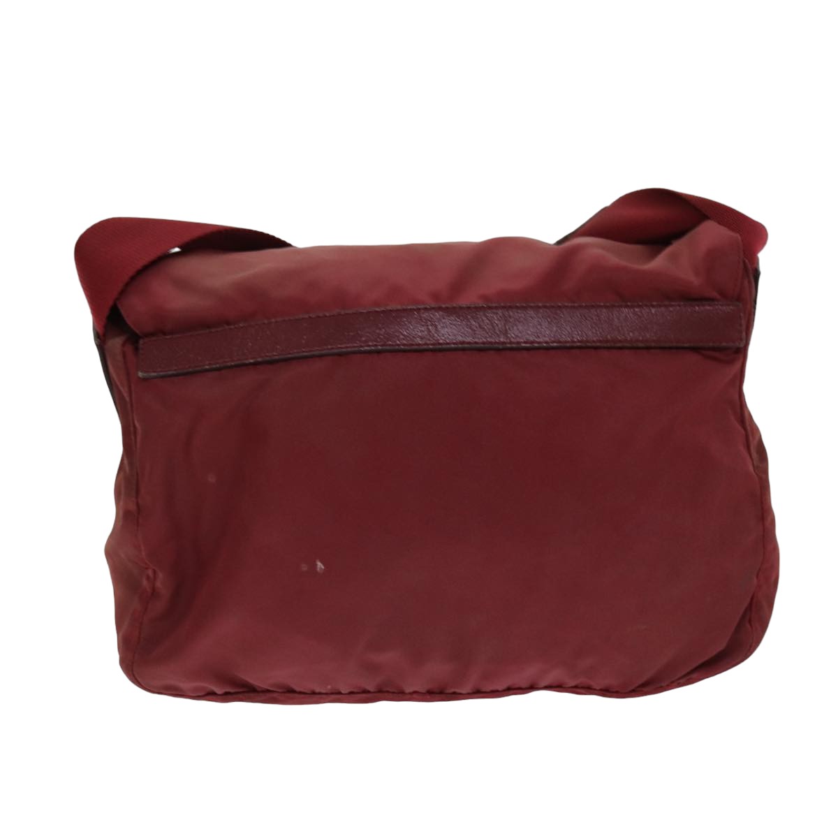 PRADA Shoulder Bag Nylon Red  81949