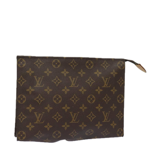 LOUIS VUITTON Monogram Poche Toilette 26 Pouch M47542 LV 82058