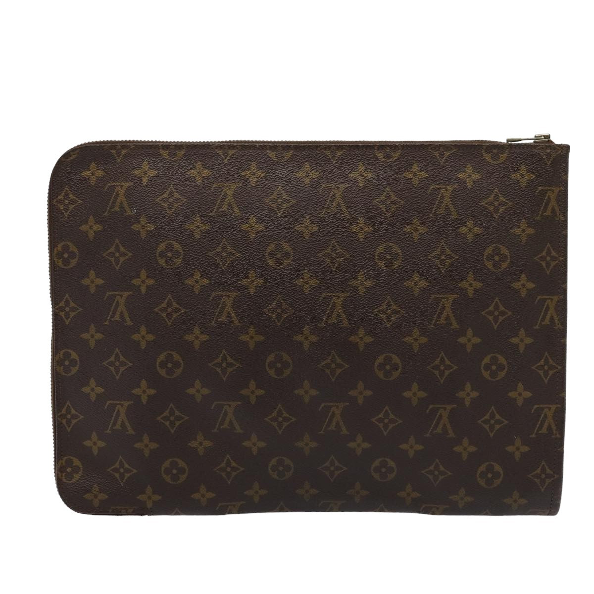 LOUIS VUITTON Monogram Poche Document Briefcase M53400 LV 82087