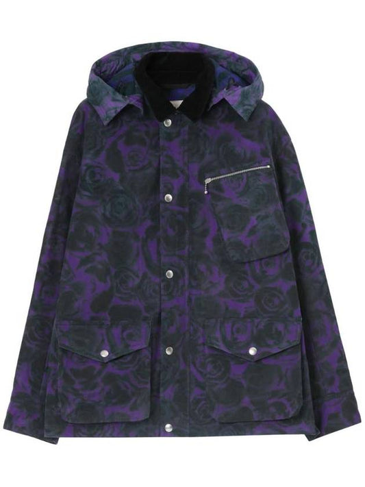 Burberry Rose Print Field Jacket 8076688