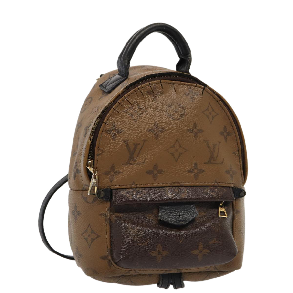 LOUIS VUITTON Monogram Reverse Palm Springs MINI Backpack M44872 LV 82123