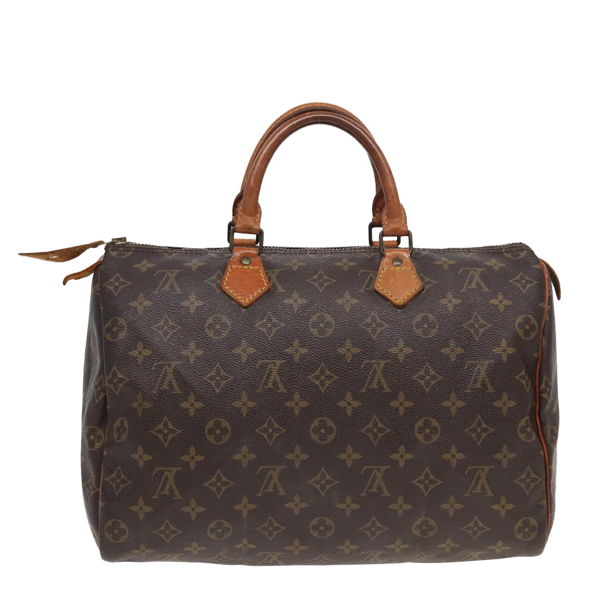 LOUIS VUITTON Monogram Speedy 35 Hand Bag M41524 LV 82156