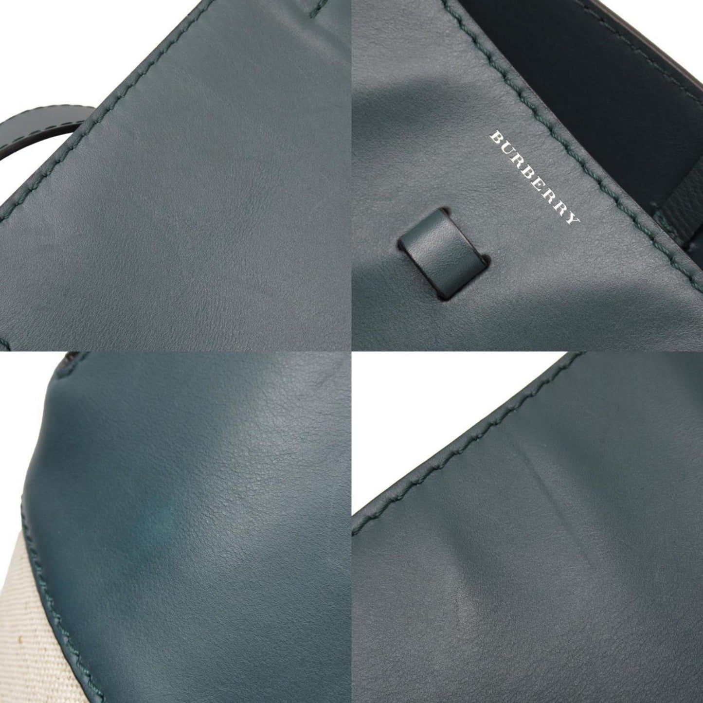 Burberry    Canvas Leather Shoulder Bag ()