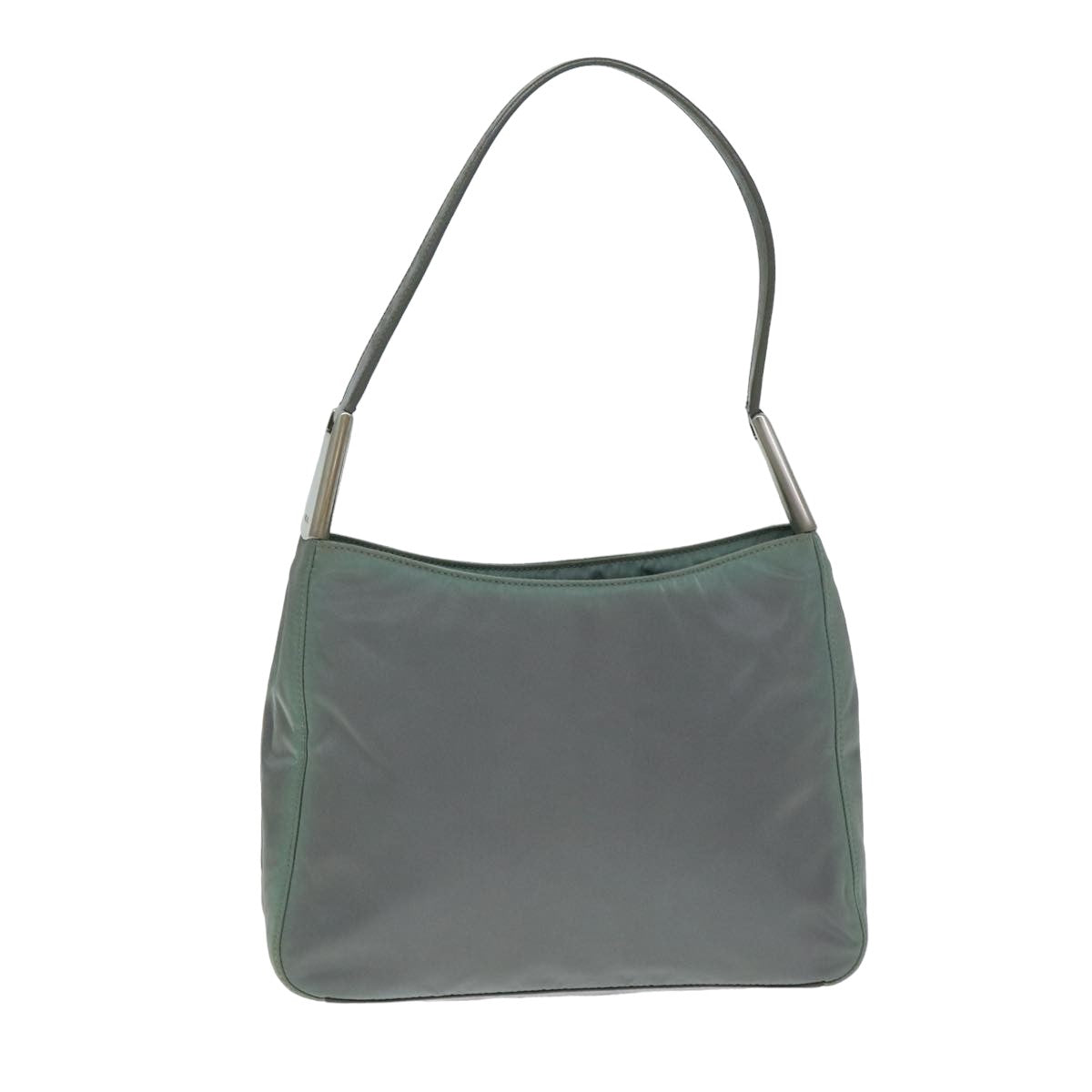 PRADA Shoulder Bag Nylon Gray  82166