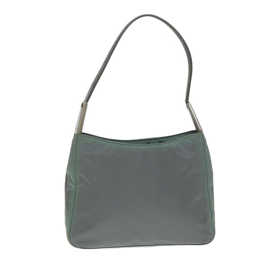 PRADA Shoulder Bag Nylon Gray  82166
