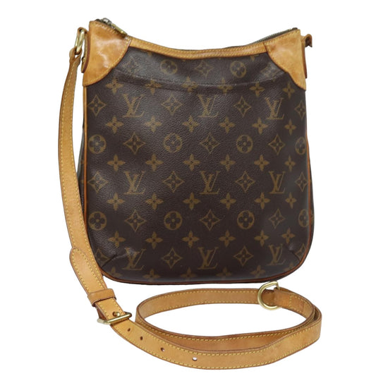 LOUIS VUITTON Monogram Odeon PM Shoulder Bag M56390 LV 82174