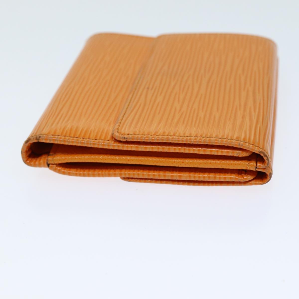 LOUIS VUITTON Epi Portefeuille Elise Wallet Orange Mandarin M6348H LV 82175