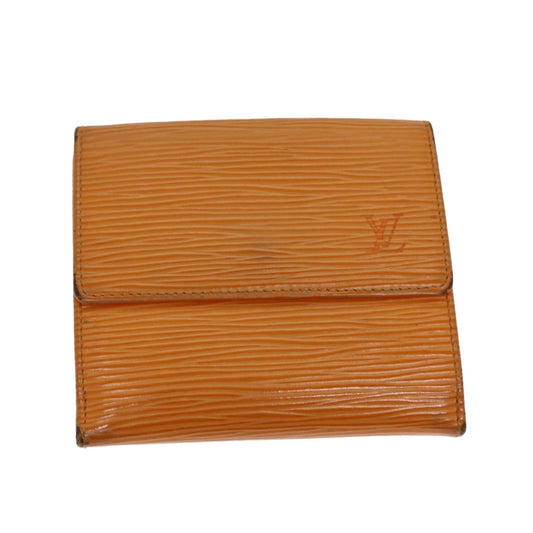 LOUIS VUITTON Epi Portefeuille Elise Wallet Orange Mandarin M6348H LV 82176