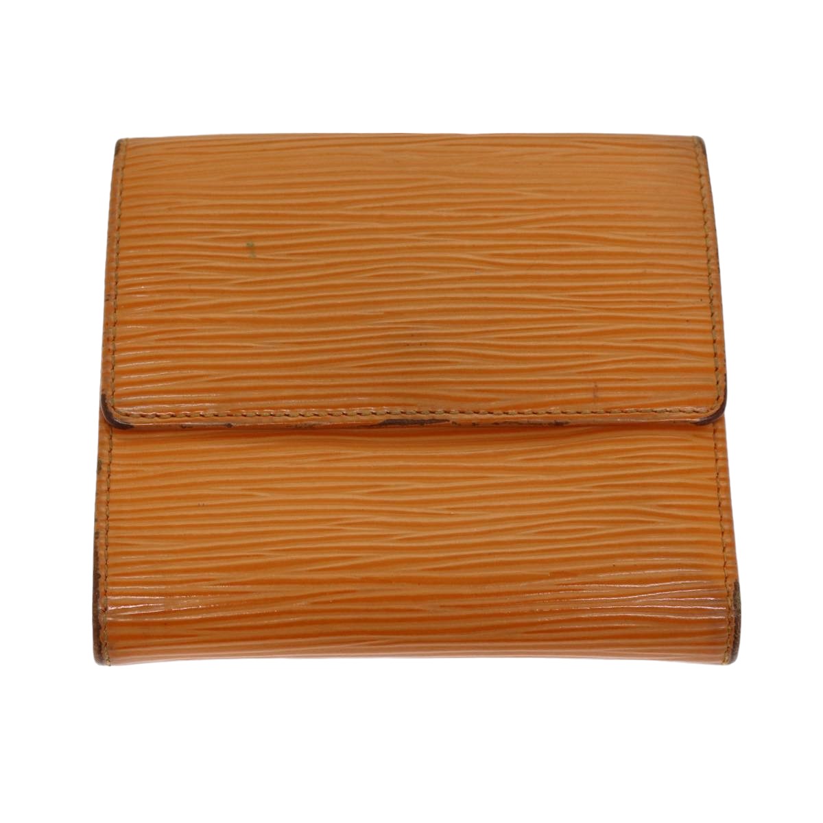 LOUIS VUITTON Epi Portefeuille Elise Wallet Orange Mandarin M6348H LV 82176