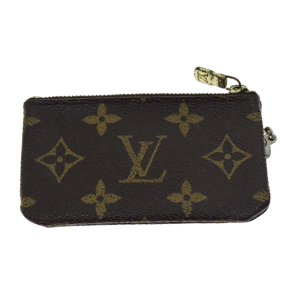LOUIS VUITTON Monogram Pochette Cles Coin Purse M62650 LV 82182