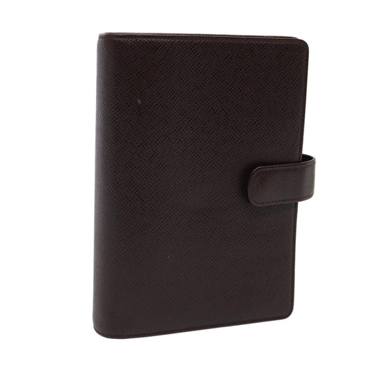 LOUIS VUITTON Taiga Leather Agenda MM Day Planner Cover Acajou R20416 82186