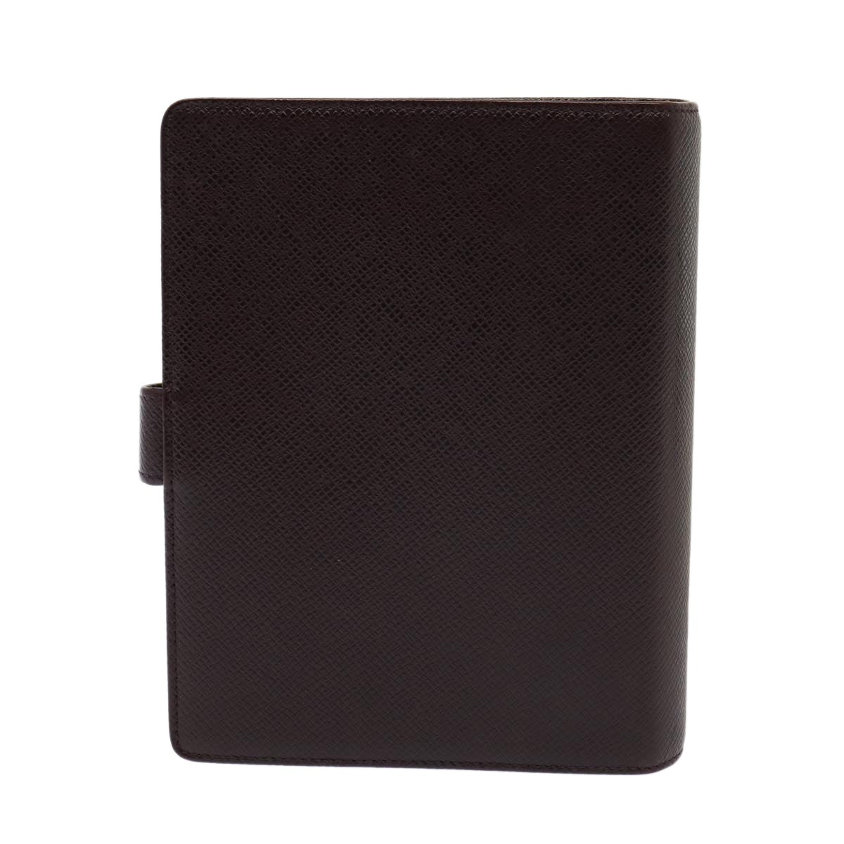 LOUIS VUITTON Taiga Leather Agenda MM Day Planner Cover Acajou R20416 82186