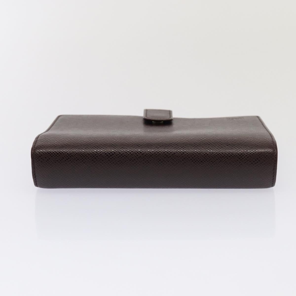 LOUIS VUITTON Taiga Leather Agenda MM Day Planner Cover Acajou R20416 82186