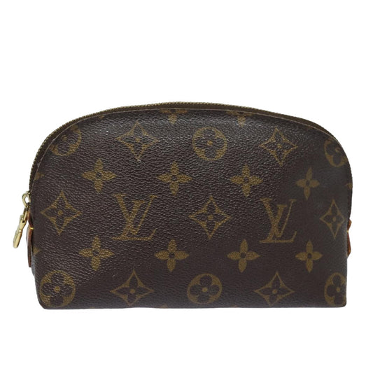 LOUIS VUITTON Monogram Pochette Cosmetic PM Cosmetic Pouch M47515 LV 82206