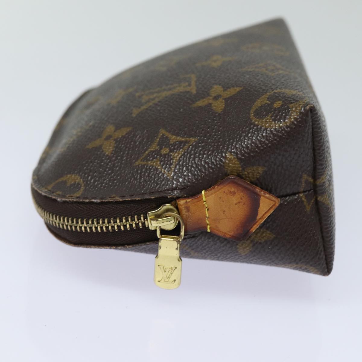 LOUIS VUITTON Monogram Pochette Cosmetic PM Cosmetic Pouch M47515 LV 82206