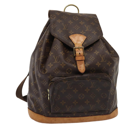 LOUIS VUITTON Monogram Montsouris GM Backpack M51135 LV 82288