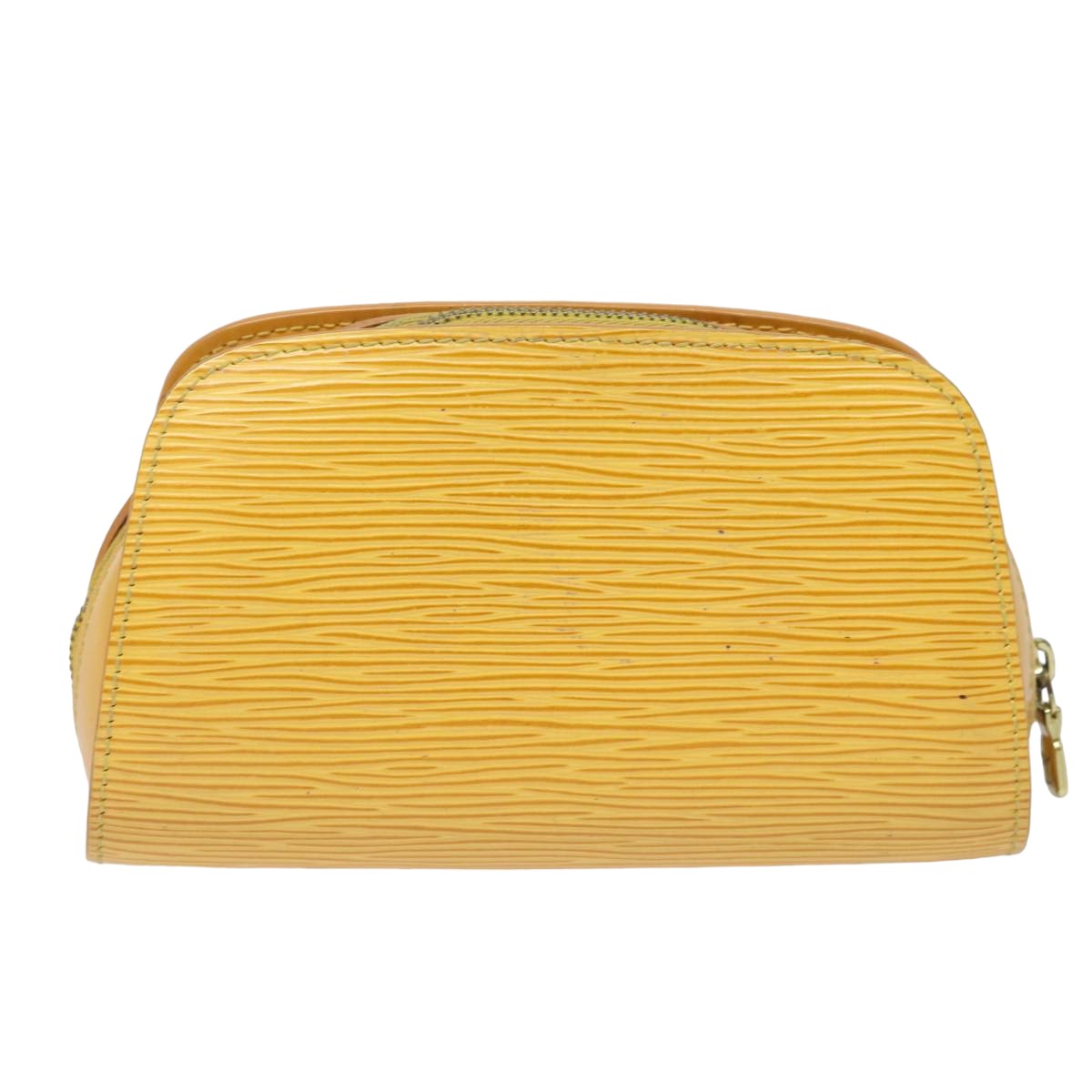 LOUIS VUITTON Epi Dauphine PM Pouch Yellow M48449 LV 82347