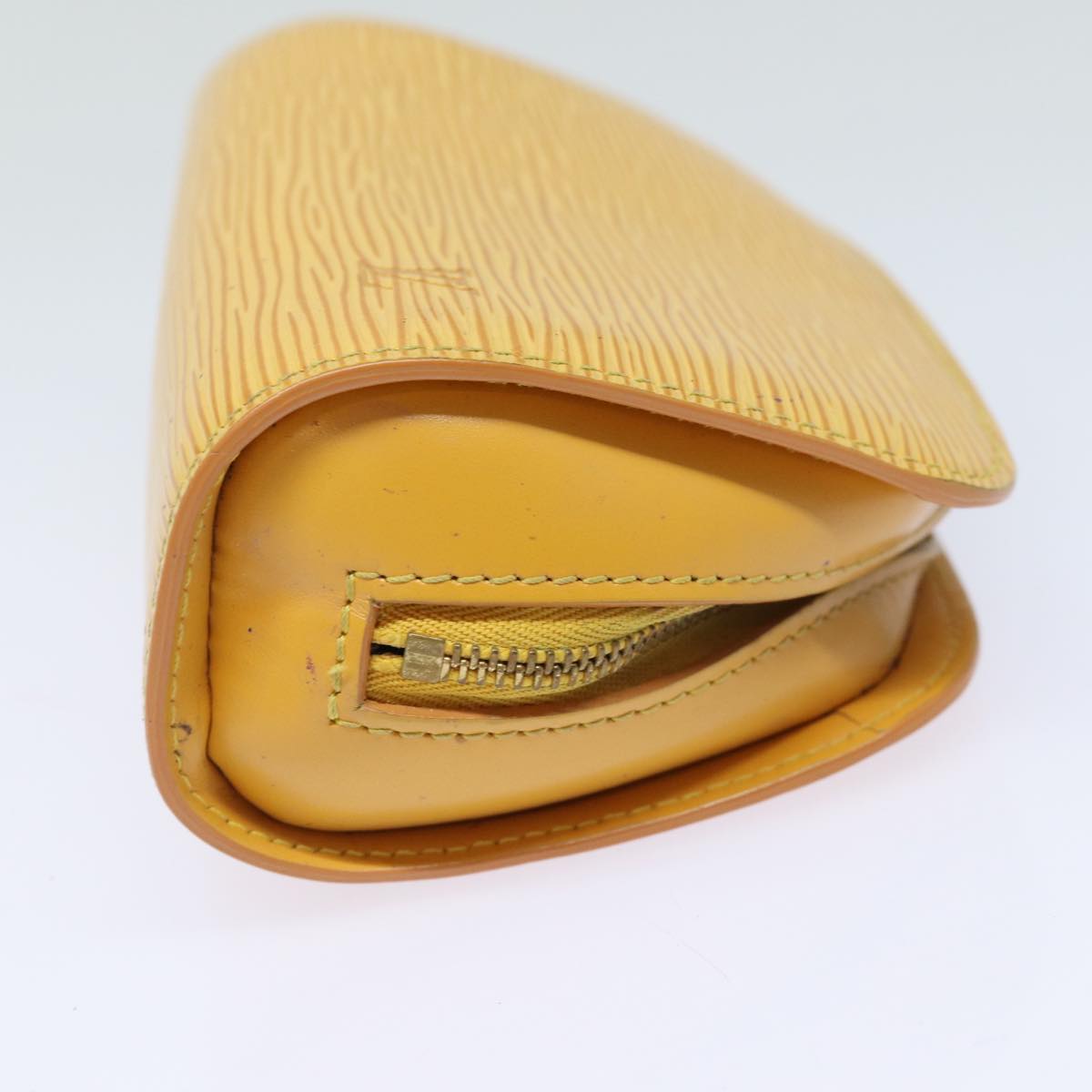 LOUIS VUITTON Epi Dauphine PM Pouch Yellow M48449 LV 82347
