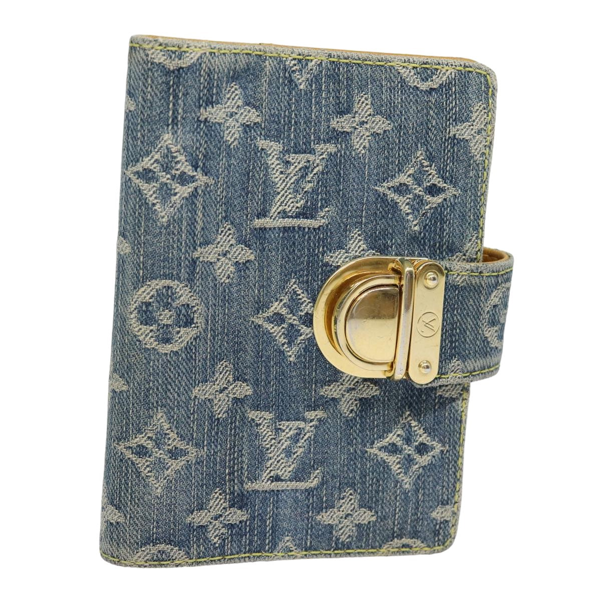 LOUIS VUITTON Monogram Denim Agenda PM Day Planner Cover R20010 LV 82351
