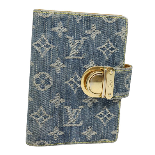 LOUIS VUITTON Monogram Denim Agenda PM Day Planner Cover R20010 LV 82351
