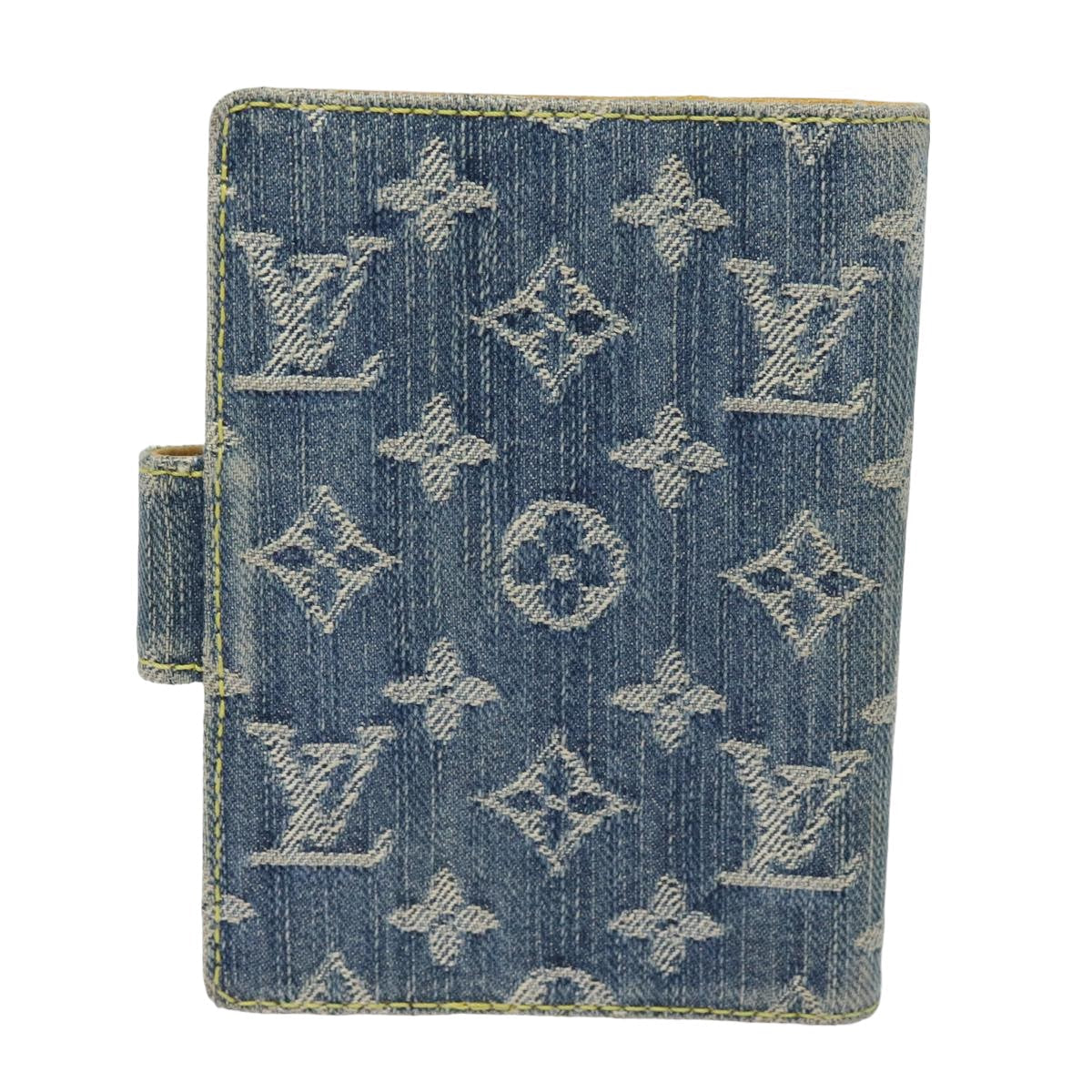 LOUIS VUITTON Monogram Denim Agenda PM Day Planner Cover R20010 LV 82351