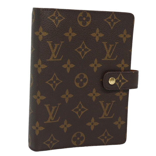 LOUIS VUITTON Monogram Agenda MM Day Planner Cover R20105 LV 82354
