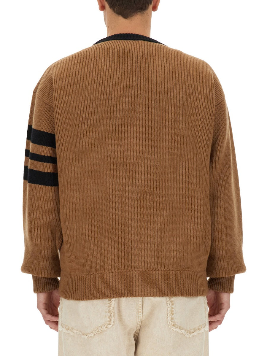 Dolce & Gabbana Men English Rib Wool Cardigan