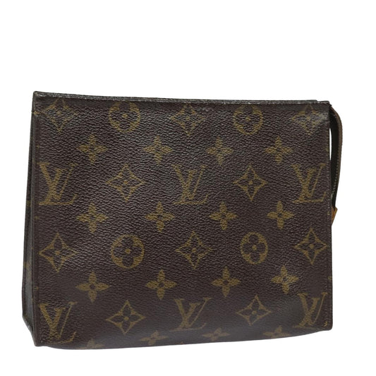 LOUIS VUITTON Monogram Poche Toilette 19 Pouch M47544 LV 82369