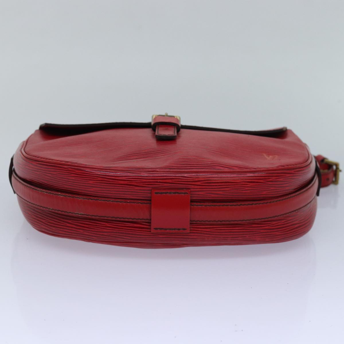 LOUIS VUITTON Epi Jeune Fille MM Shoulder Bag Red M52157 LV 82372