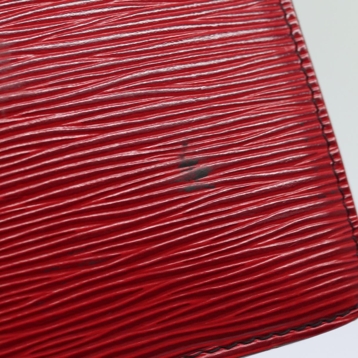 LOUIS VUITTON Epi Montaigne 27 Clutch Bag Red M52657 LV 82375