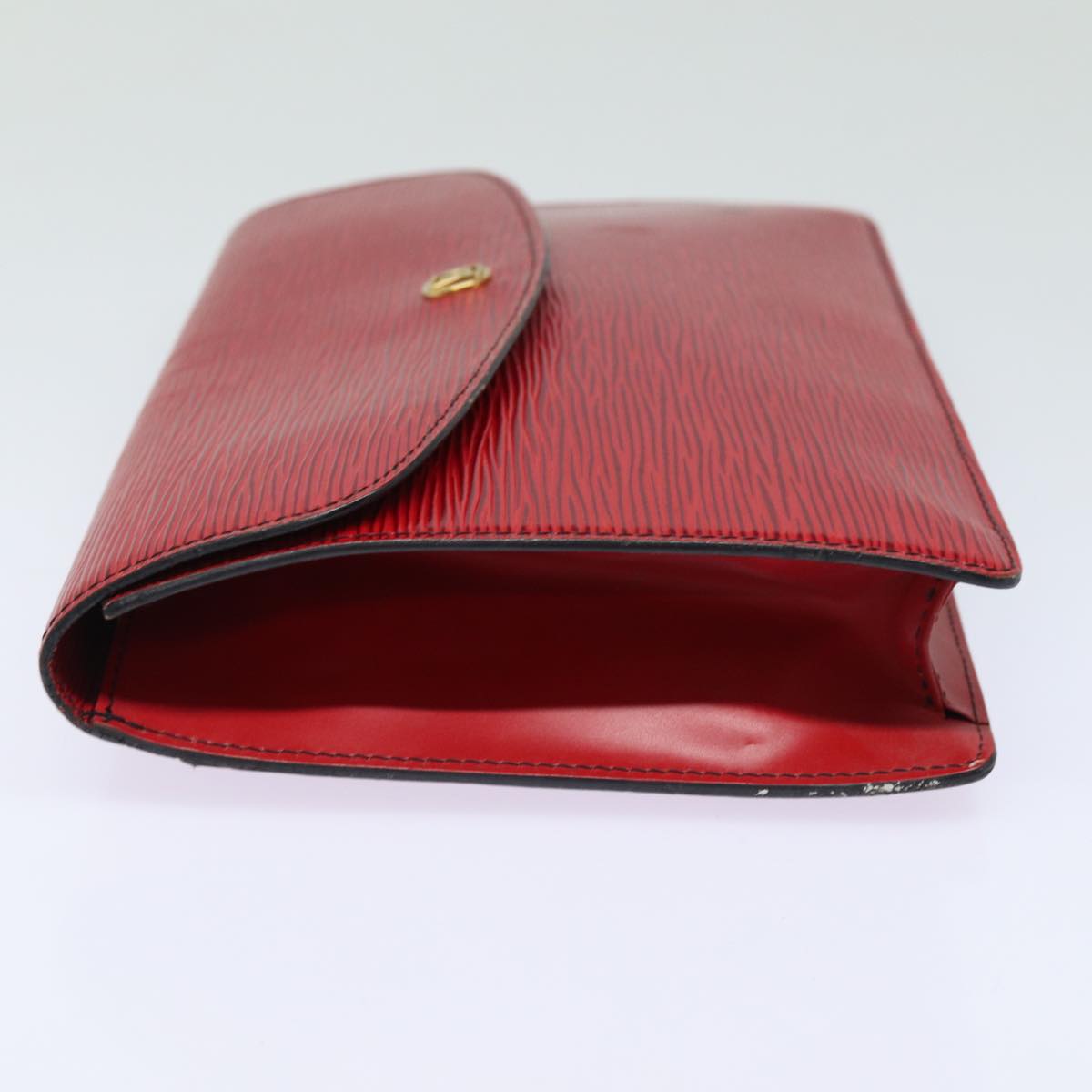 LOUIS VUITTON Epi Montaigne 27 Clutch Bag Red M52657 LV 82375