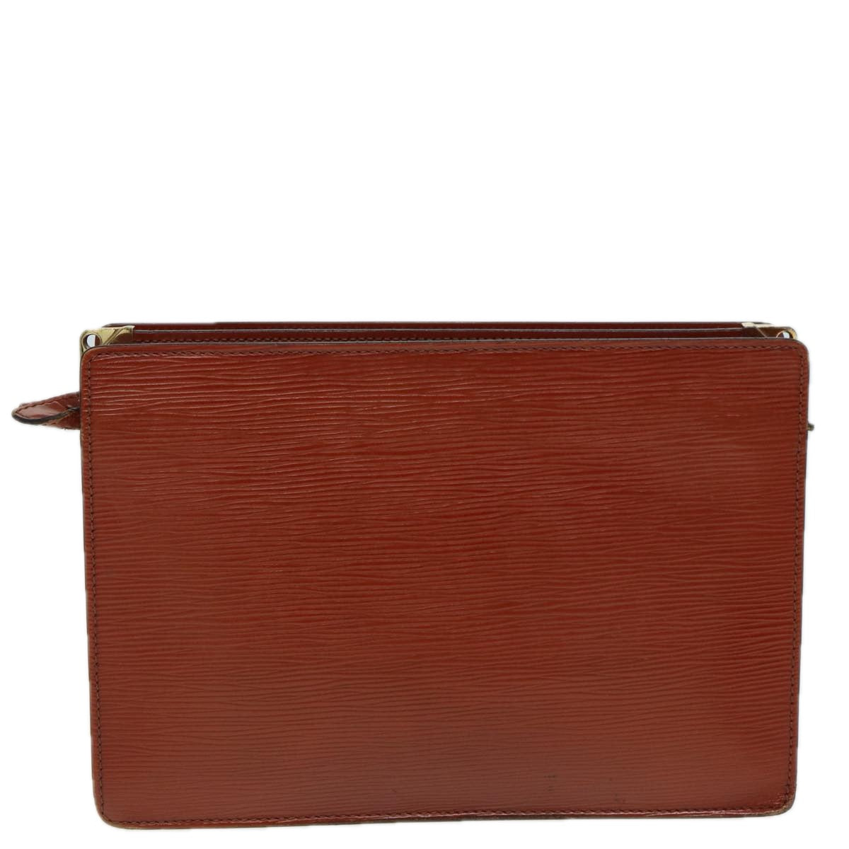 LOUIS VUITTON Epi Angian Clutch Bag Brown M52113 LV 82379
