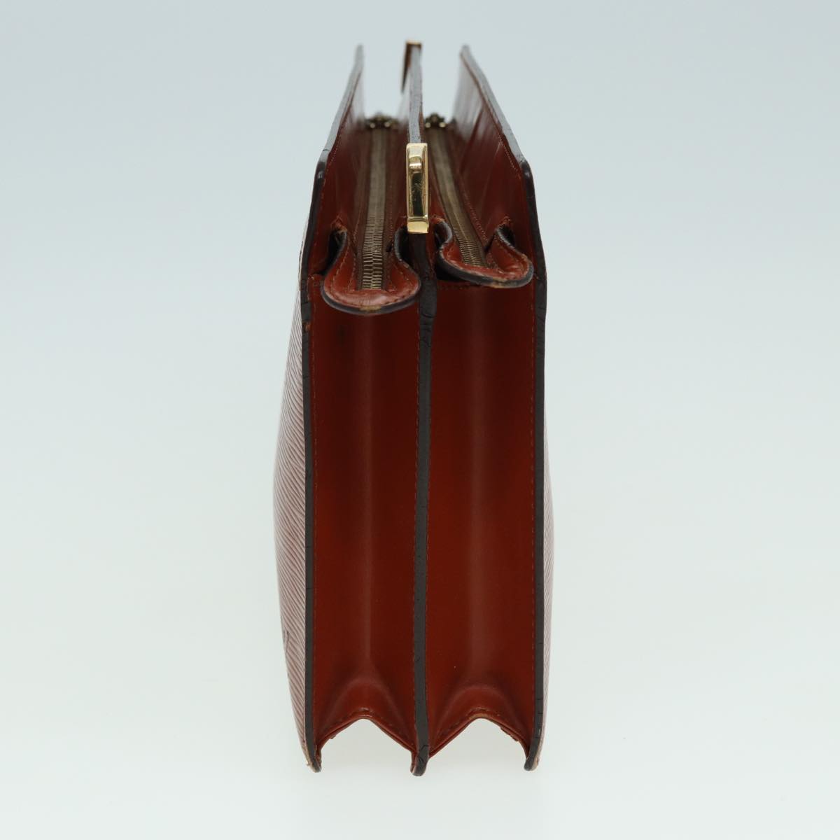 LOUIS VUITTON Epi Angian Clutch Bag Brown M52113 LV 82379