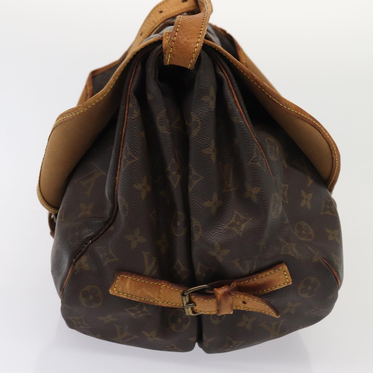 LOUIS VUITTON Monogram Saumur 35 Shoulder Bag M42254 LV 82400