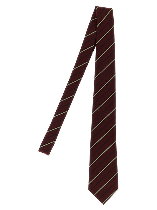 Saint Laurent Men Striped Tie