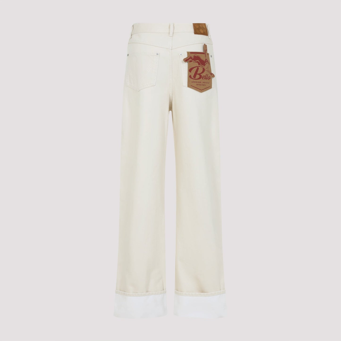 BOTTEGA VENETA Turned Up Wide Leg Jeans (IT 40)