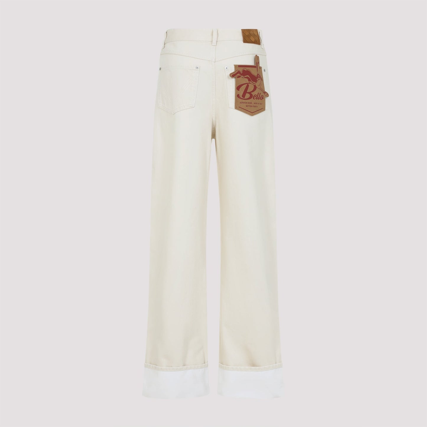 BOTTEGA VENETA Turned Up Wide Leg Jeans (IT 40)
