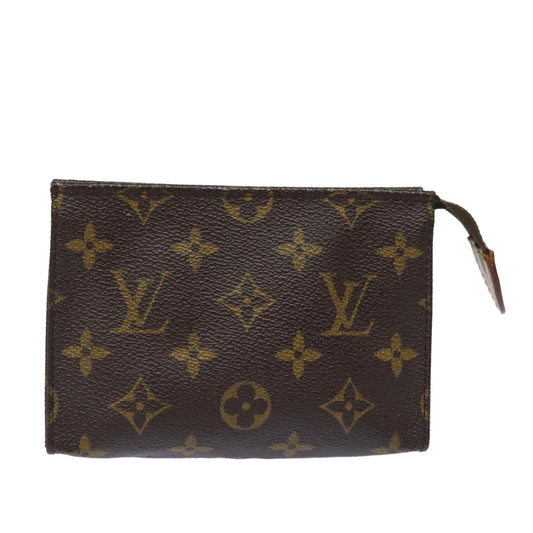 LOUIS VUITTON Monogram Poche Toilette 15 Pouch M47546 LV 82470