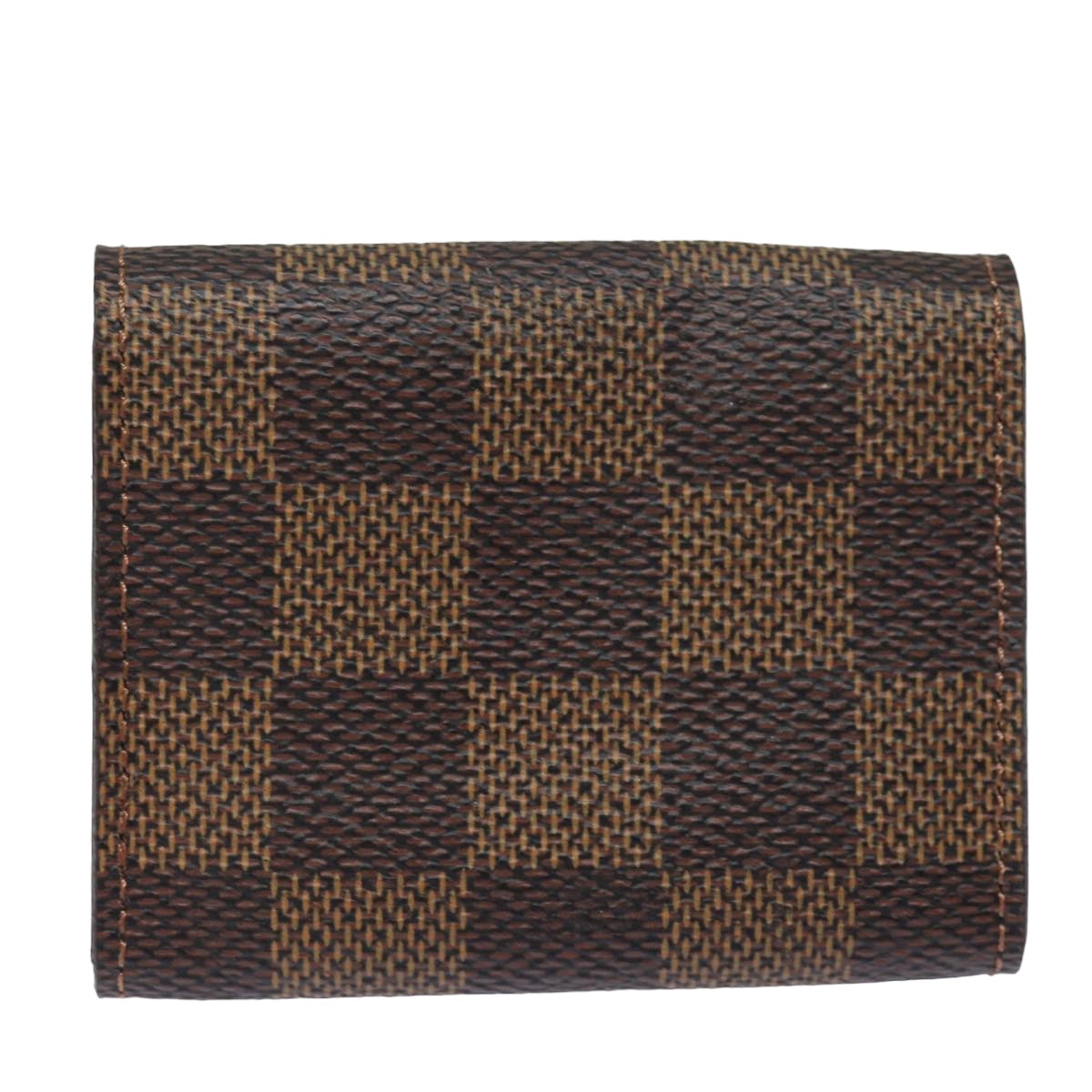 LOUIS VUITTON Damier Ebene Buton De Manchette Cuff Case M64600 LV 82483