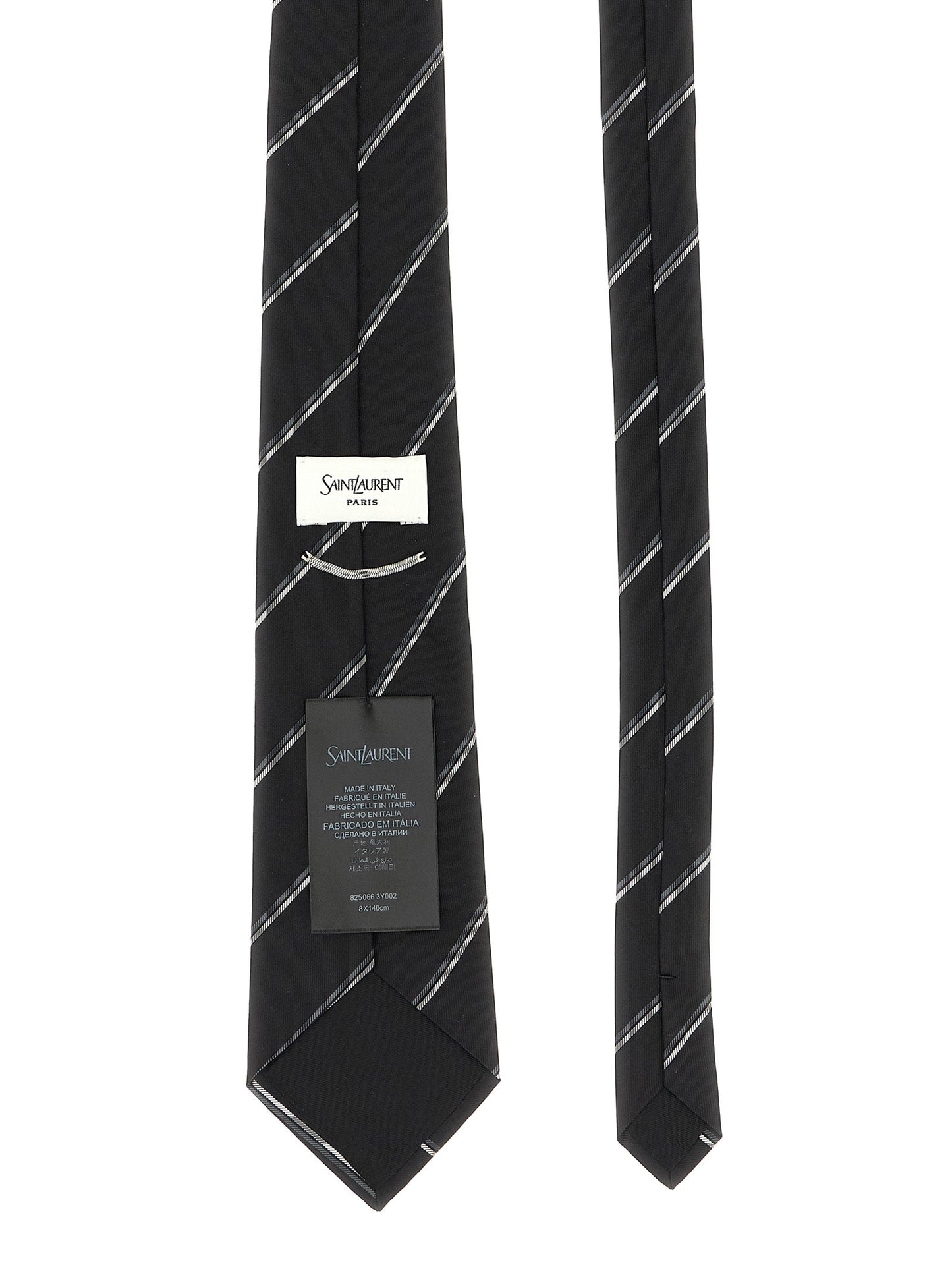 Saint Laurent Men 'Double Rayur' Tie