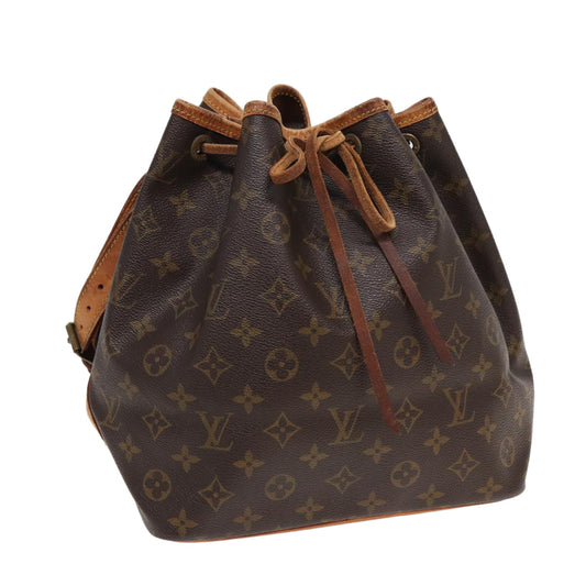 LOUIS VUITTON Monogram Petit Noe Shoulder Bag M42226 LV 82523