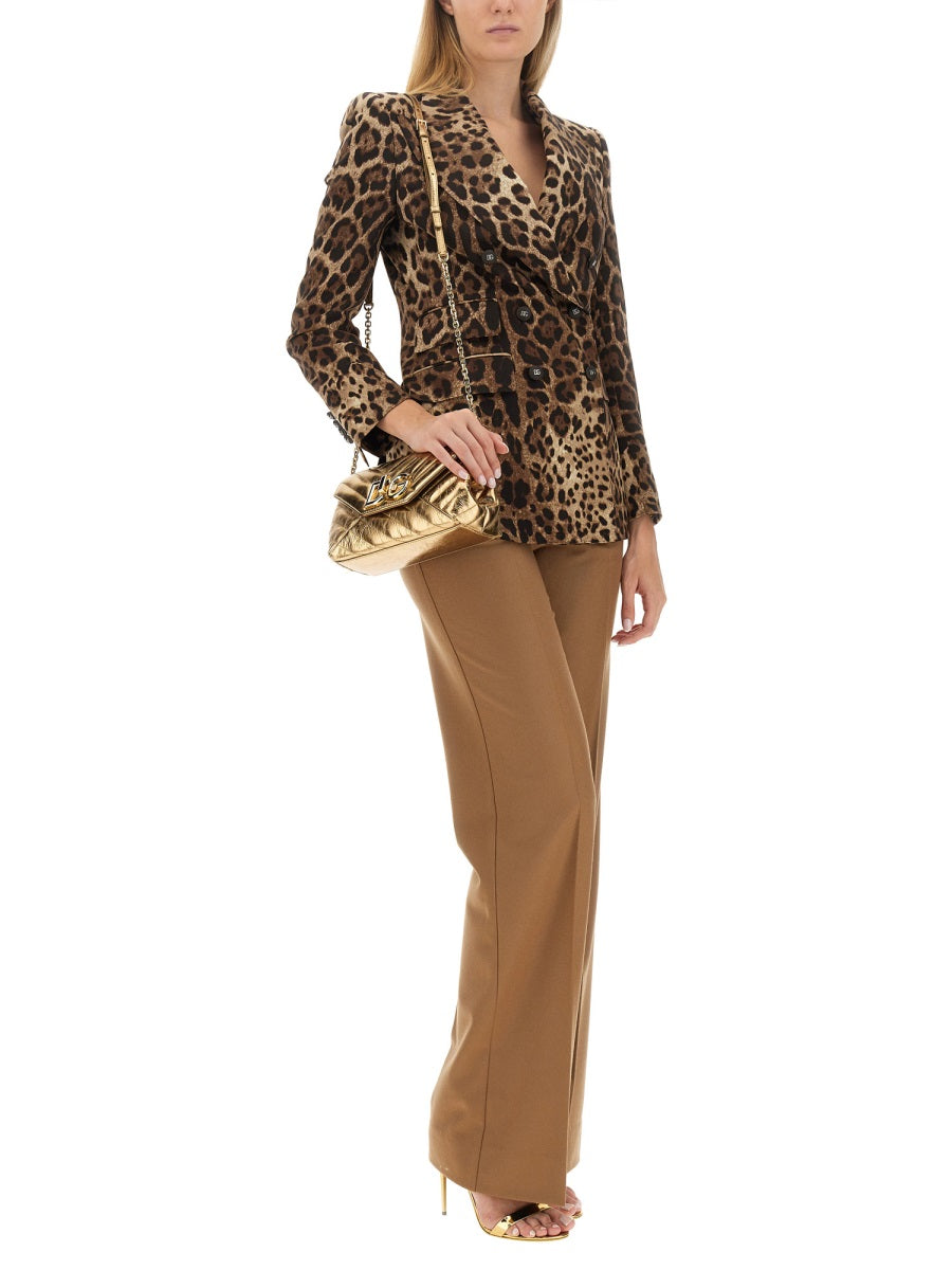 Dolce & Gabbana Women Flannel Flare Pants