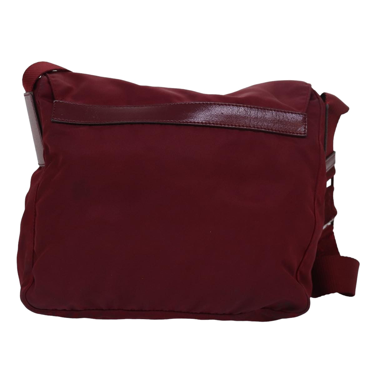 PRADA Shoulder Bag Nylon Red  82564