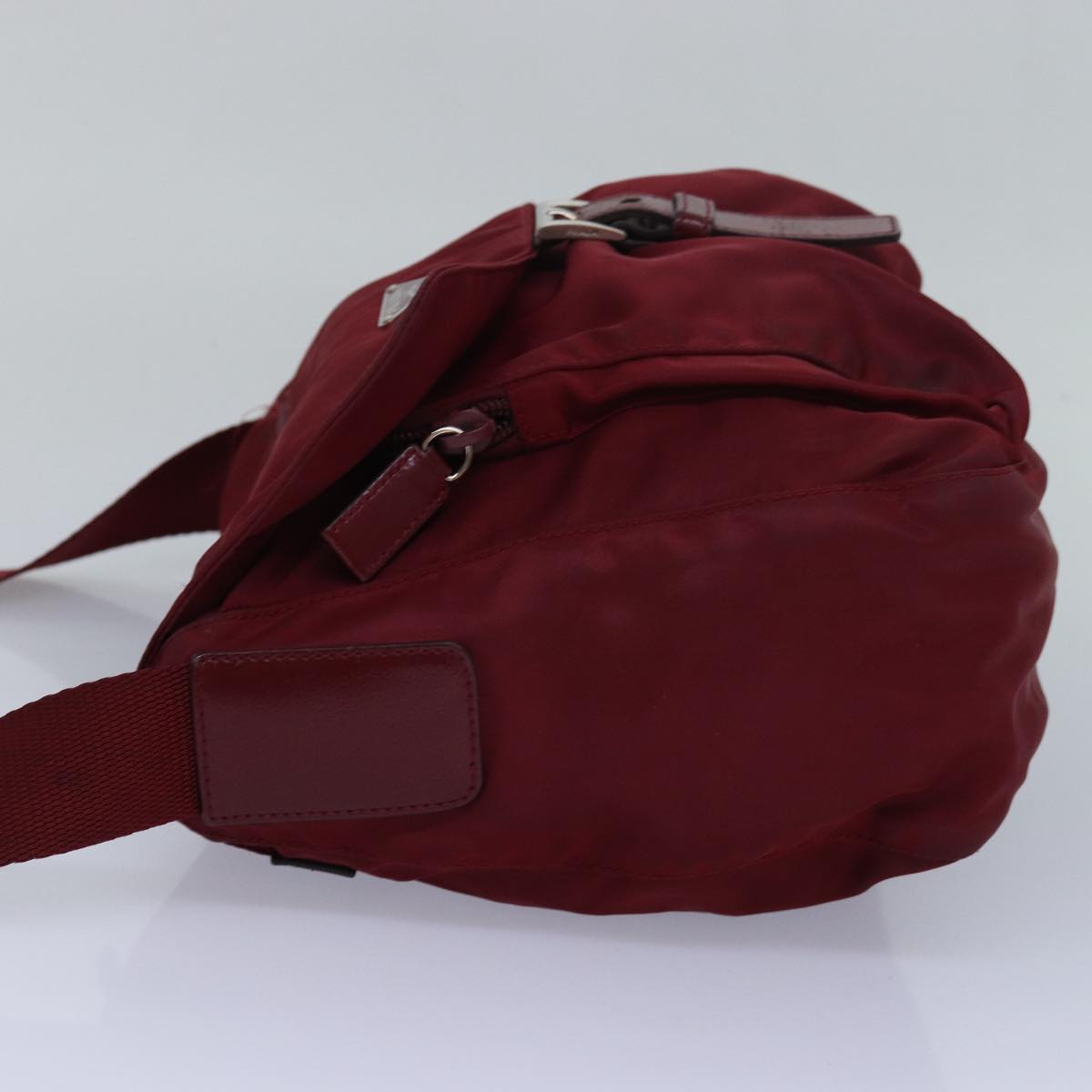 PRADA Shoulder Bag Nylon Red  82564