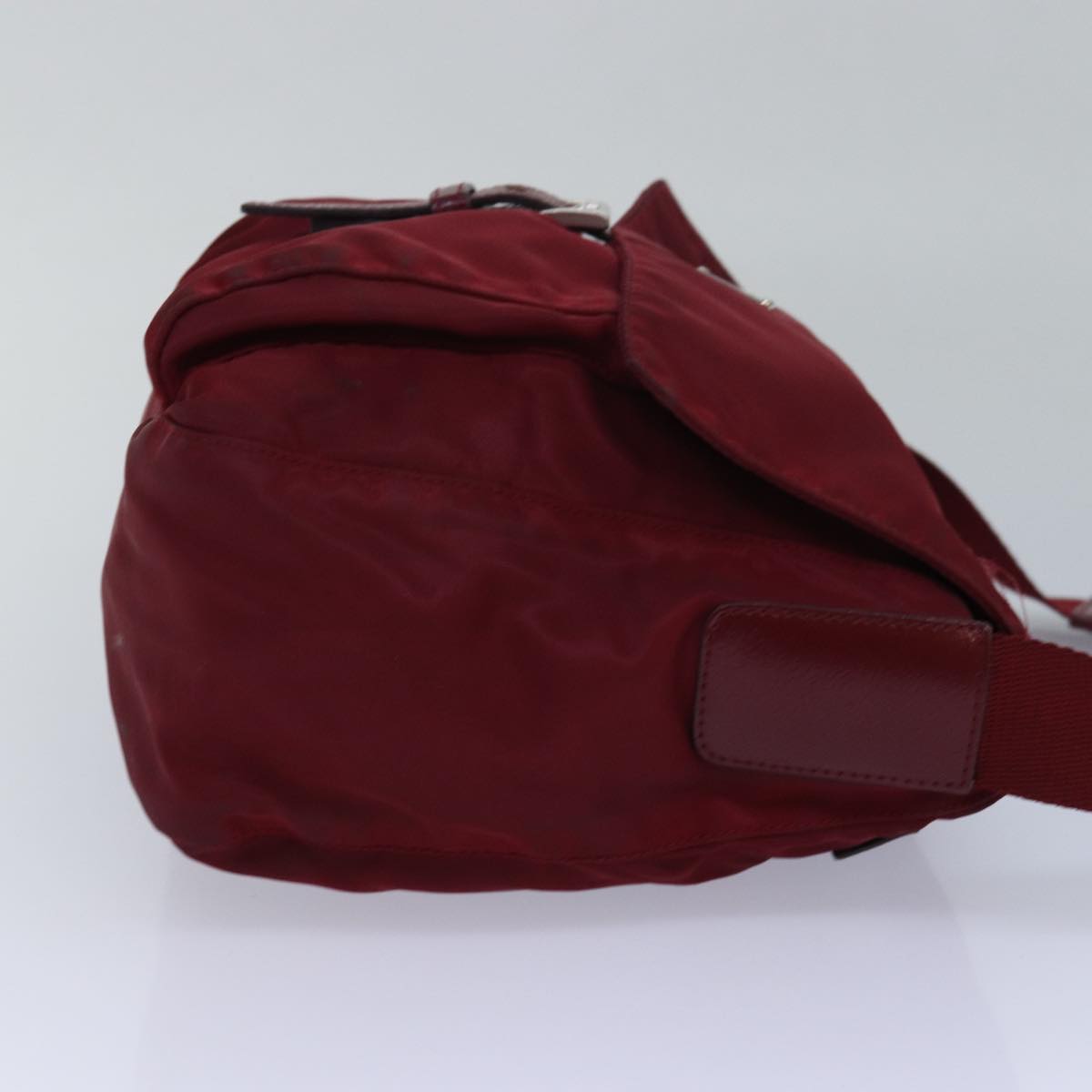 PRADA Shoulder Bag Nylon Red  82564