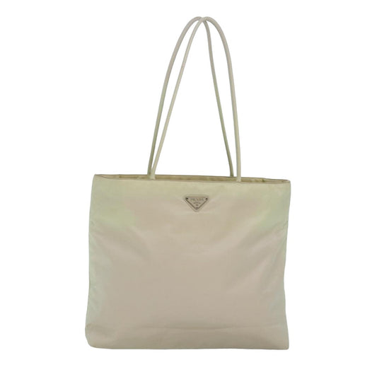 PRADA Tote Bag Nylon White  82568