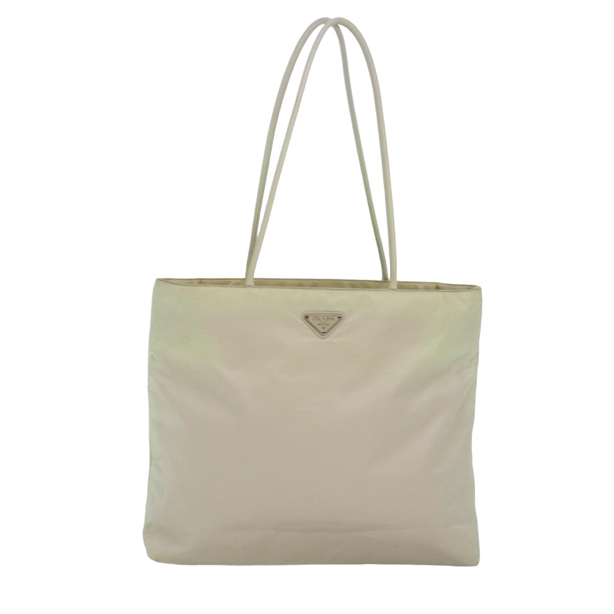 PRADA Tote Bag Nylon White  82568