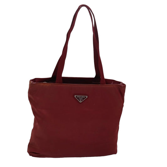 PRADA Shoulder Bag Nylon Red  82570